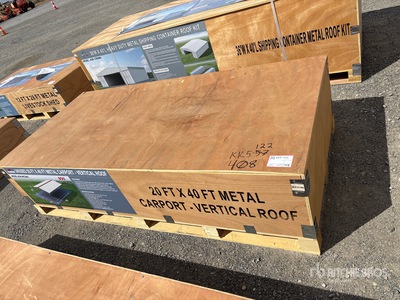 2026 AGR-MC2040 20 ft x 40 ft Steel Carport (Unused)