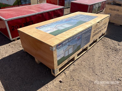 2026 AGR-MS2322 23 ft x 23 ft Double Garage Metal 貯蔵庫 (Unused)