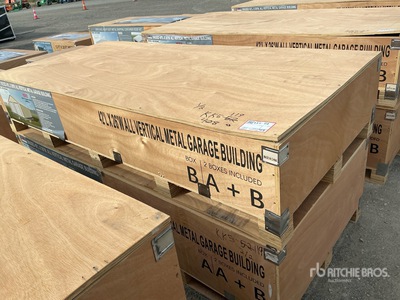 2026 AGR-MS2642 26 ft x 42 ft Vertical Metal Garage Opslag Gebouw (Unused)
