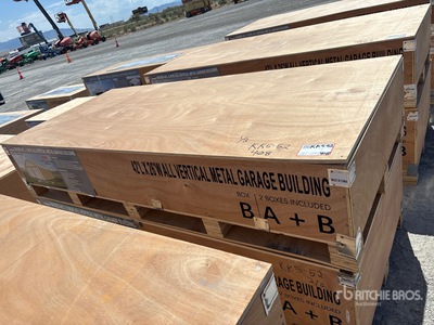 2026 AGR-MS2642 26 ft x 42 ft Vertical Metal Garage Storage Building (Unused)