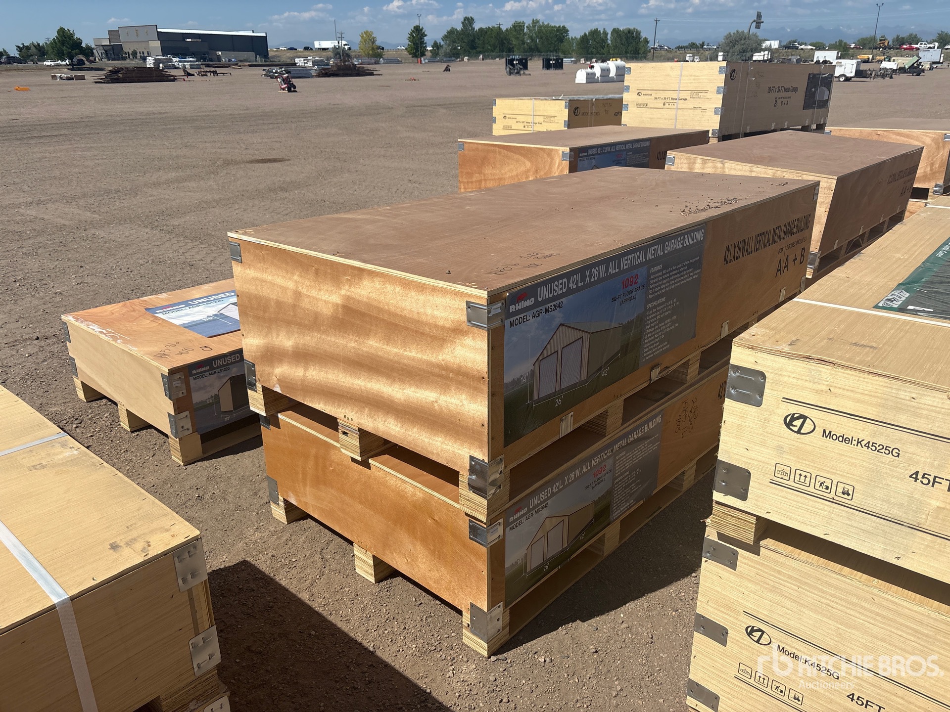 2026 AGR-MS2642 26 ft x 42 ft Vertical Metal Garage Storage Building (Unused)