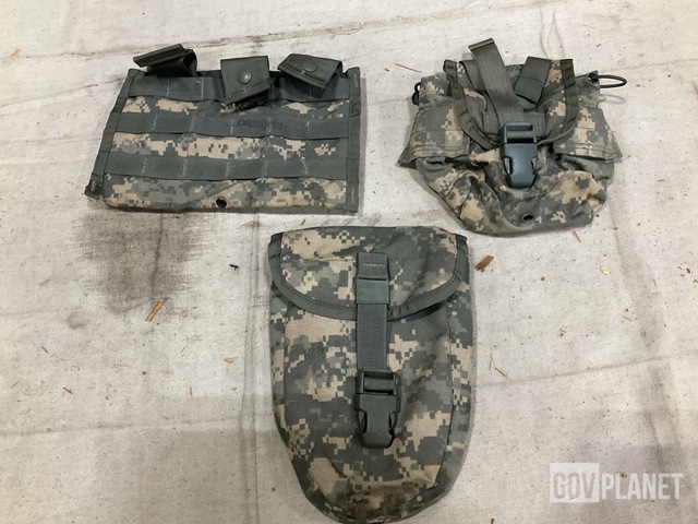 (64) M4 Three Mag Pouches, (62) Canteen Pouches & Assorted Items