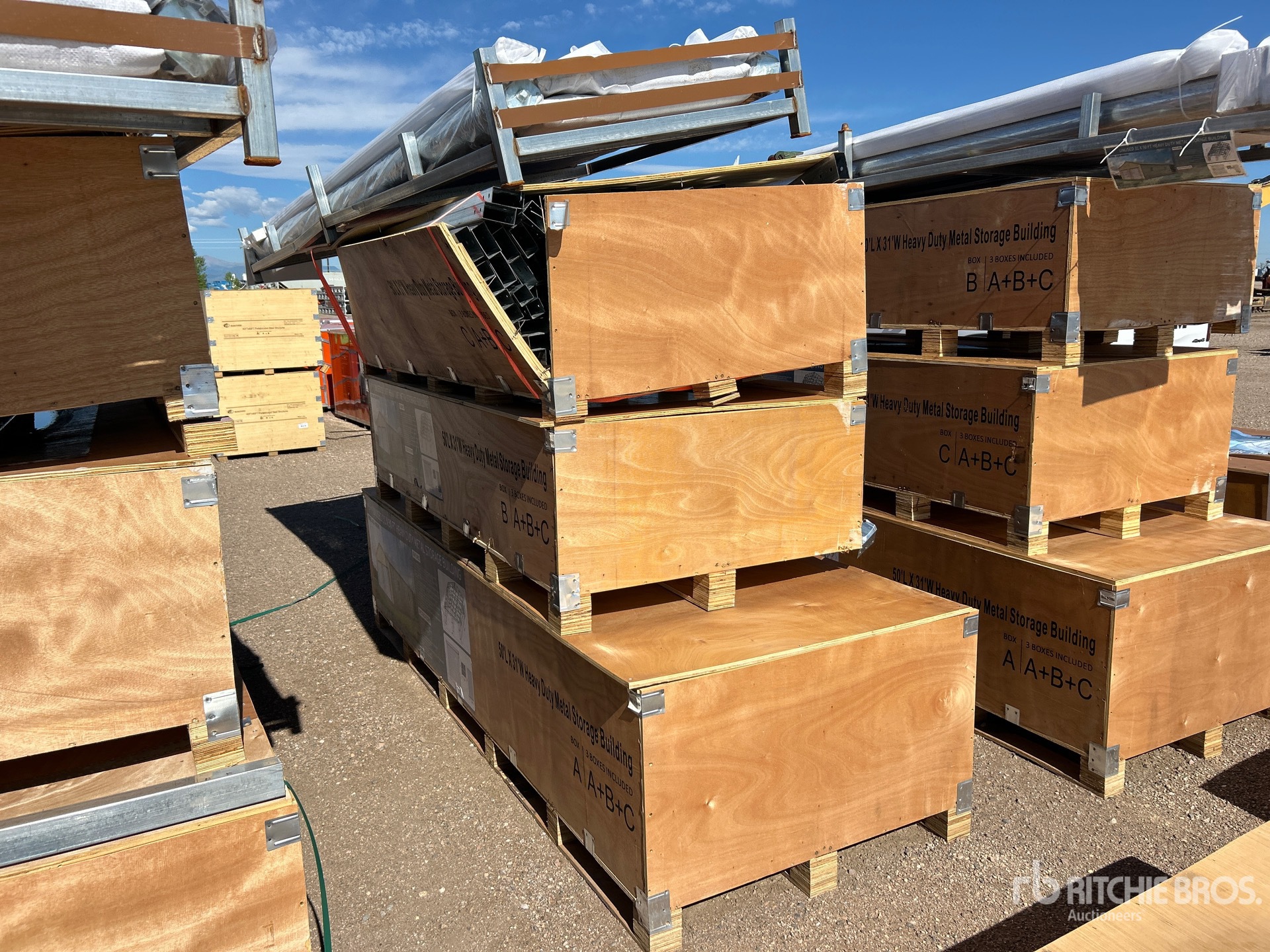 2026 AGR-MS3150 31 ft x 50 ft Metal Storage Building (Unused)