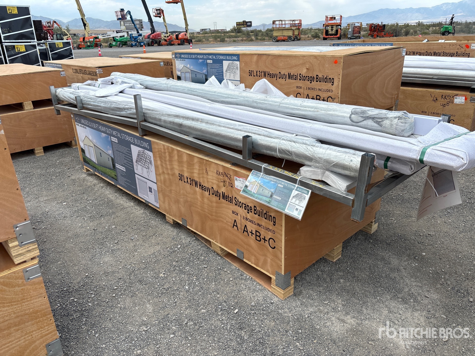2026 AGR-MS3150 31 ft x 50 ft Metal Storage Building (Unused)