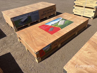 2026 12 ft x 20 ft Steel Carport (Unused)