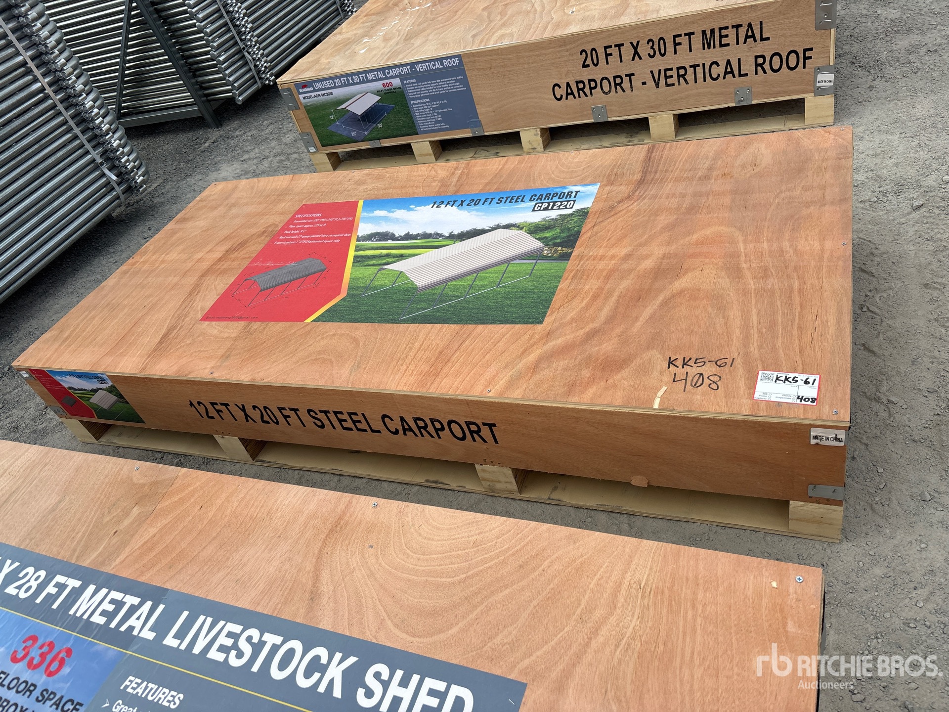 2026 CP1220 Metal Shed (Unused)
