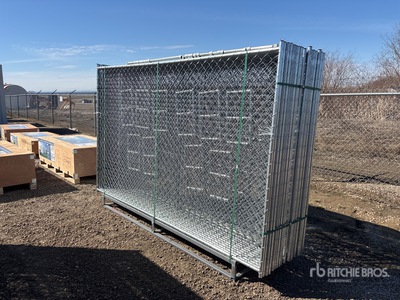 Quantity of (20) 2026 GLCF1006 10 ft x 6 ft Chain Link Temporary 柵 (Unused)