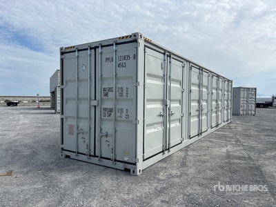 2026 40 ft High Cube Multi-Door Contenedor de almacenamiento