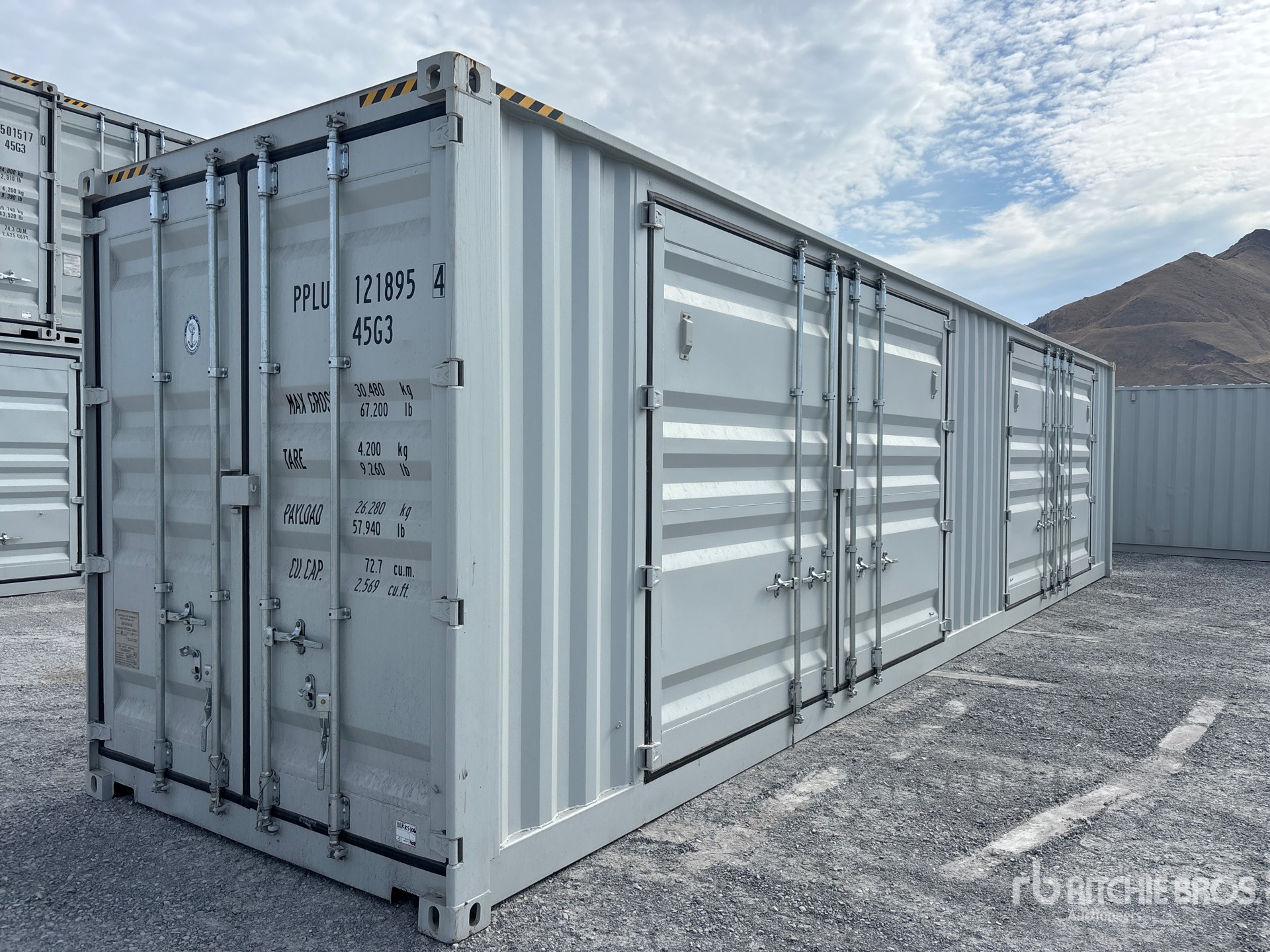 2026 40 ft High Cube Multi-Door Storage Container