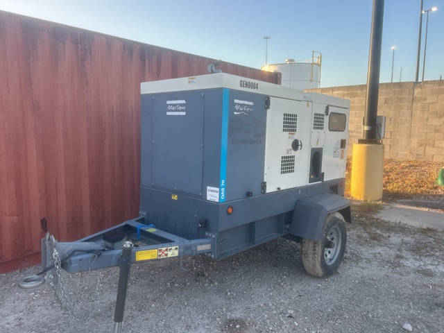2022 Atlas Copco QAS70IDFT4 56 kW Mobile Generator Set 2022 Atlas Copco QAS70IDFT4 56 kW Mobile Generator Set