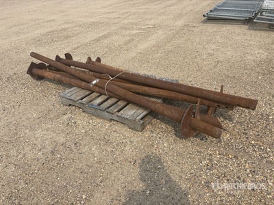 Quantity of (5) 10 in Flange Steel Pilings