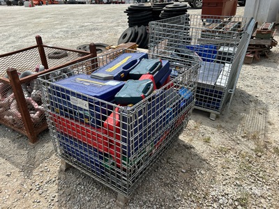 Quantity of (2) Crates of Taps & Dies