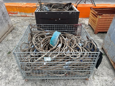 Quantity of (4) Crates of Wire Rope Slings