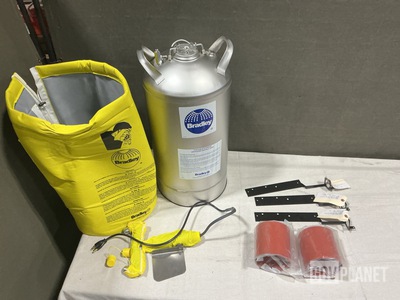 (2) Portable Eyewash Tanks, (2) Air Duct Hoses, (47) Brackets & Assorted Items