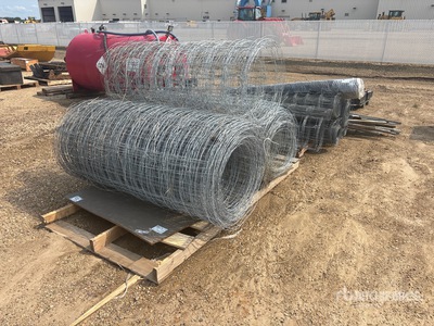 Quantity of (3) Pallets of Page Wire & Steel Posts