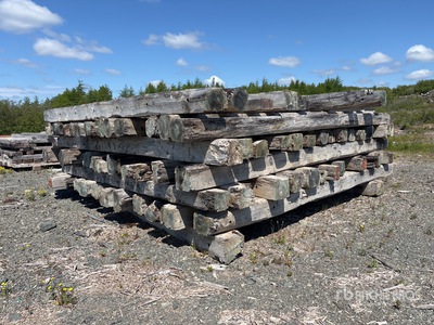 Quantity of (83) 16 ft x 20 ft wood cribbing