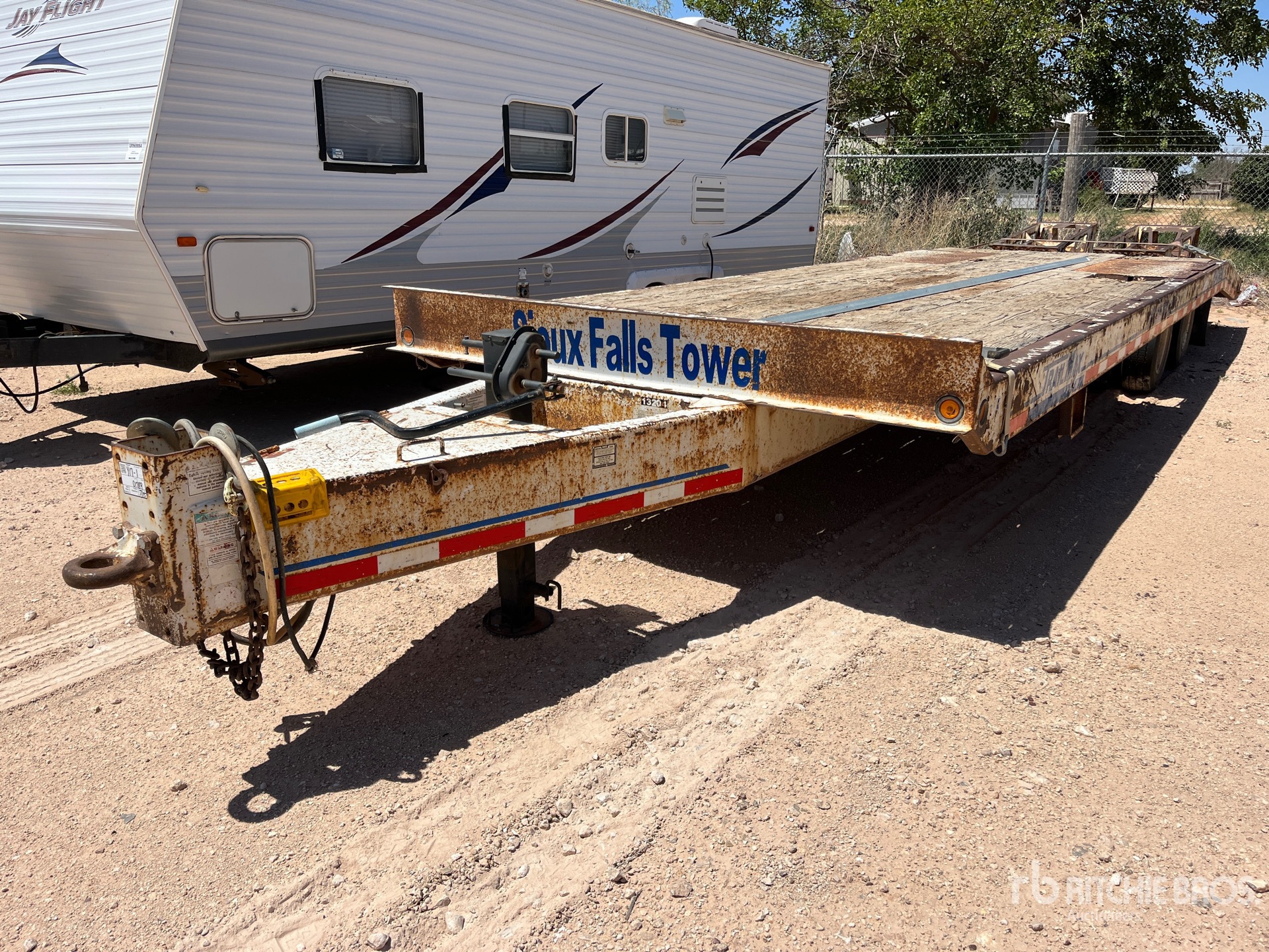 2014 Trailmax TD-40-FBR 30 ft T/A Equipment Trailer