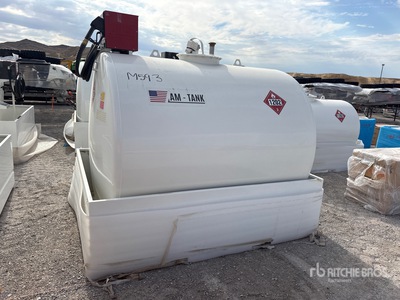 2026 AM Tank 1000 Diesel 1050 gal Skid Mounted Steel Tank (Unused)