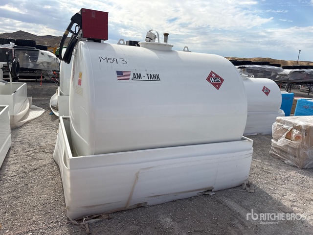 2026 AM Tank 1000 Diesel 1050 gal Skid Mounted Steel Tank (Unused)