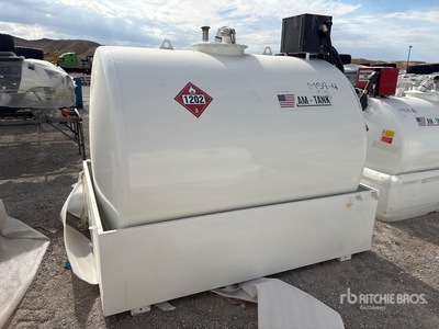 2026 AM Tank 1000 Diesel 1050 gal Skid Mounted Steel Tank (Unused)