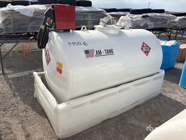 2026 AM Tank 500 Diesel 490 gal Skid Mounted Steel Tank (Unused)
