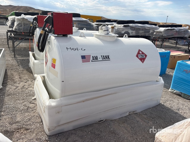 2026 AM Tank 500 Diesel 490 gal Skid Mounted Steel Tank (Unused)
