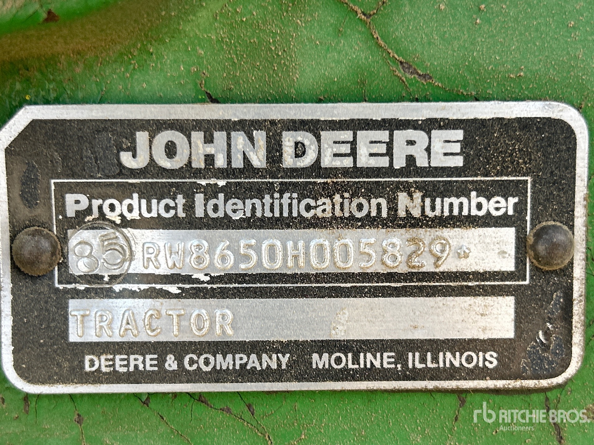 1985 John Deere 8650 Articulated 4WD Tractor