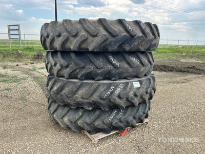 Quantity of (4) Goodyear 380/90R46 Tires - Fits New Holland 275