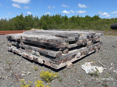 Quantity of (120) 12 ft to 16 ft Wood Cribbing