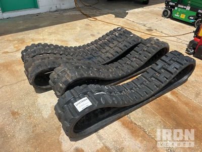 Quantity of (4) New Rubber Tracks (2) Sets rubber tracks 12.75" wide. (Unused) - Fits Bobcat T550