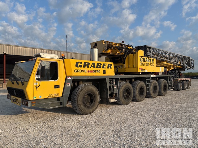 2001 Grove GMK5240 240 ton 10x8x10 All Terrain Crane
