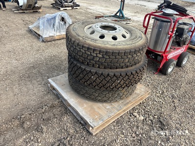 Quantity of (3) 11R22.5 Pneus