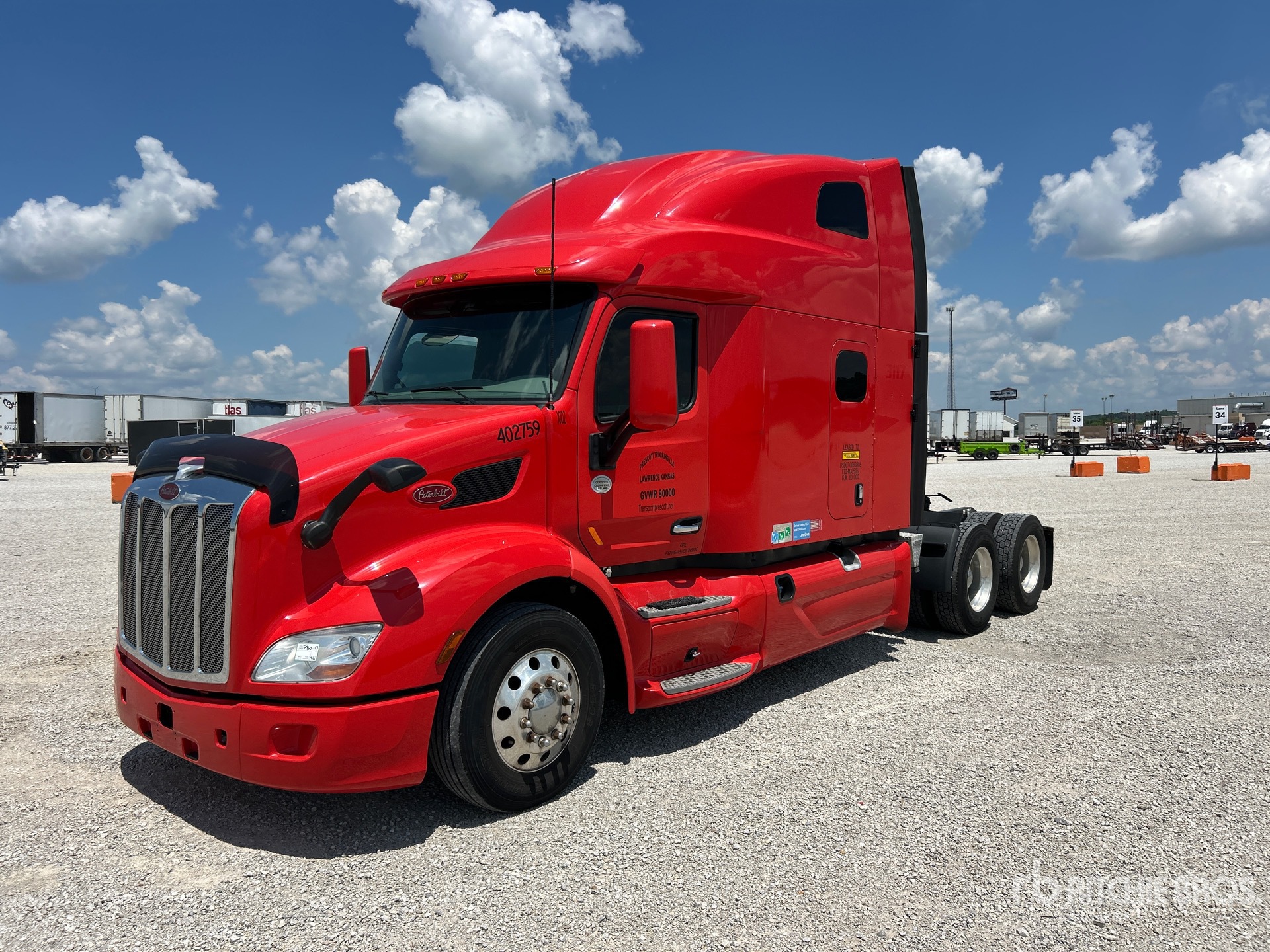2019 Peterbilt 579 6x4 T/A Sleeper Truck Tractor