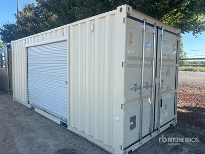 20 ft Standard Roll Up Door Contenedor de almacenamiento (Unused)