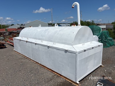 Skid Mounted Steel 5 ft x 14 ft Fuel Tank