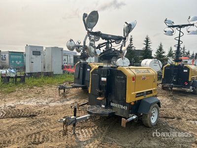 2014 Allmand Maxi-Lite II 20 kW を見 Light Tower