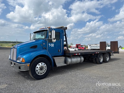 2008 Kenworth T300 6x4 Flatbed Truck