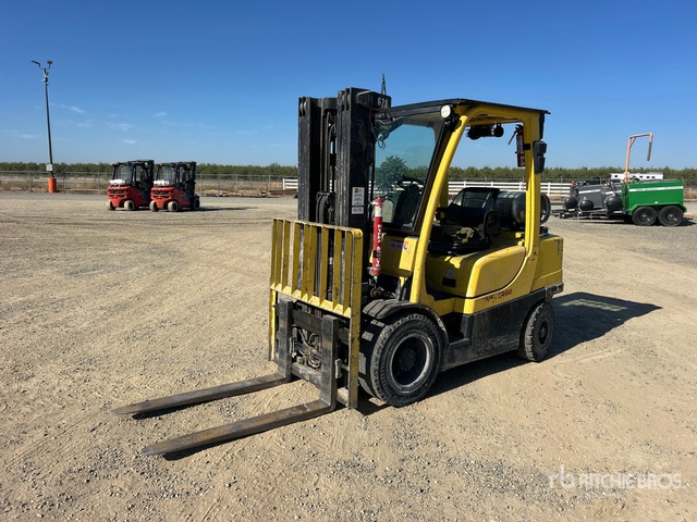 2019 Hyster H60FT 5700 lb Pneumatic Tire Forklift