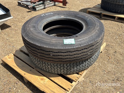 Quantity of (2) 9.00R20 Tires