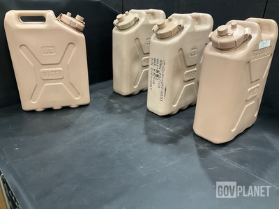 (116) Plastic Water Cans