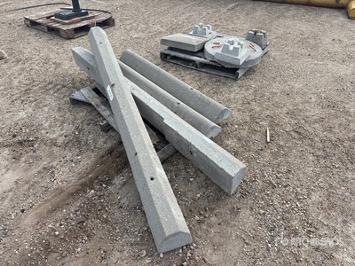 Quantity of (4) Pin On Concrete Curb Concrete Forms