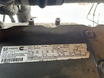 Engine with Emission Certification Label