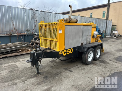 2013 Reed C50SSCR Trailer Concrete Pump