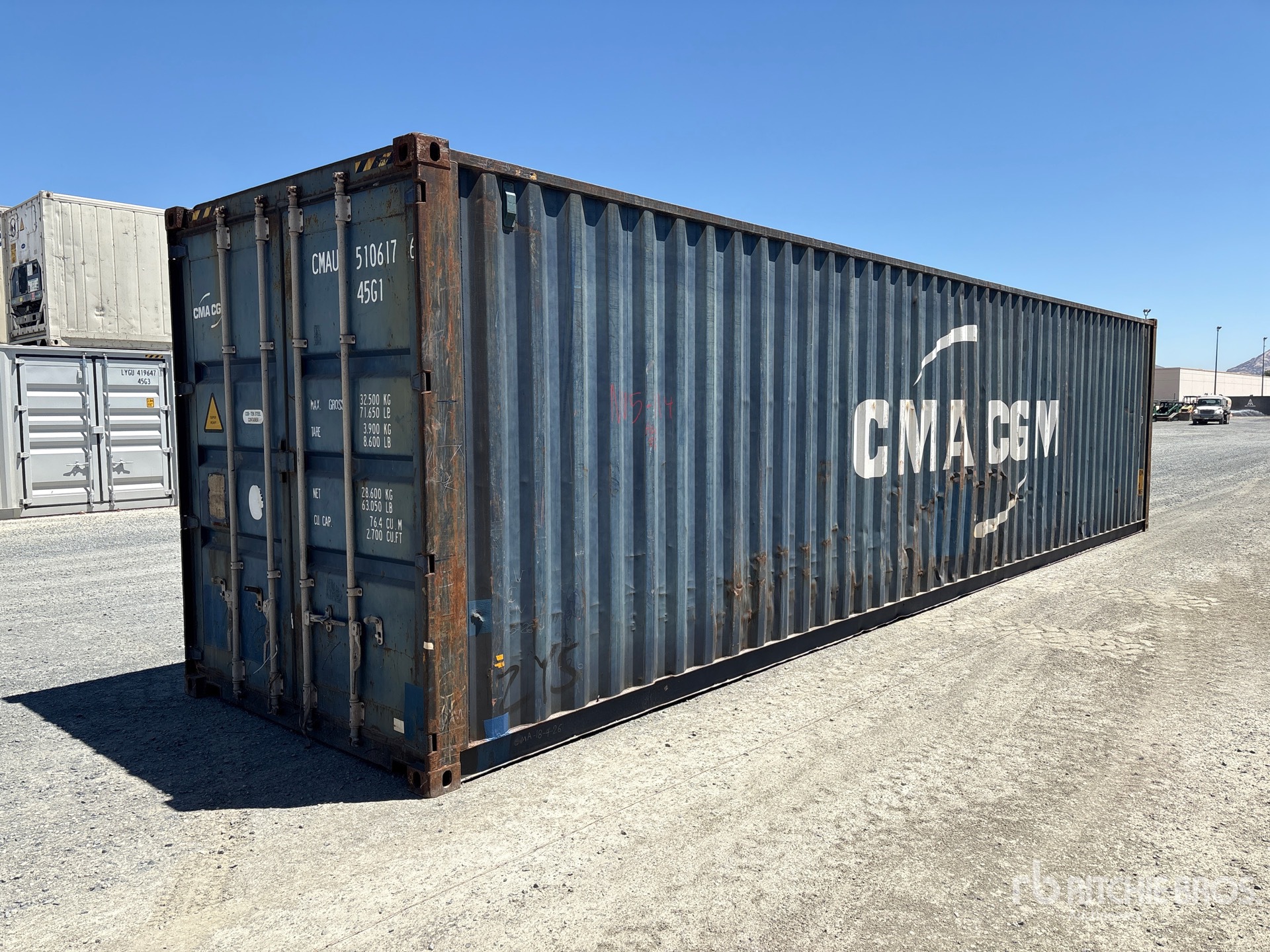 2007 40 ft High Cube Storage Container