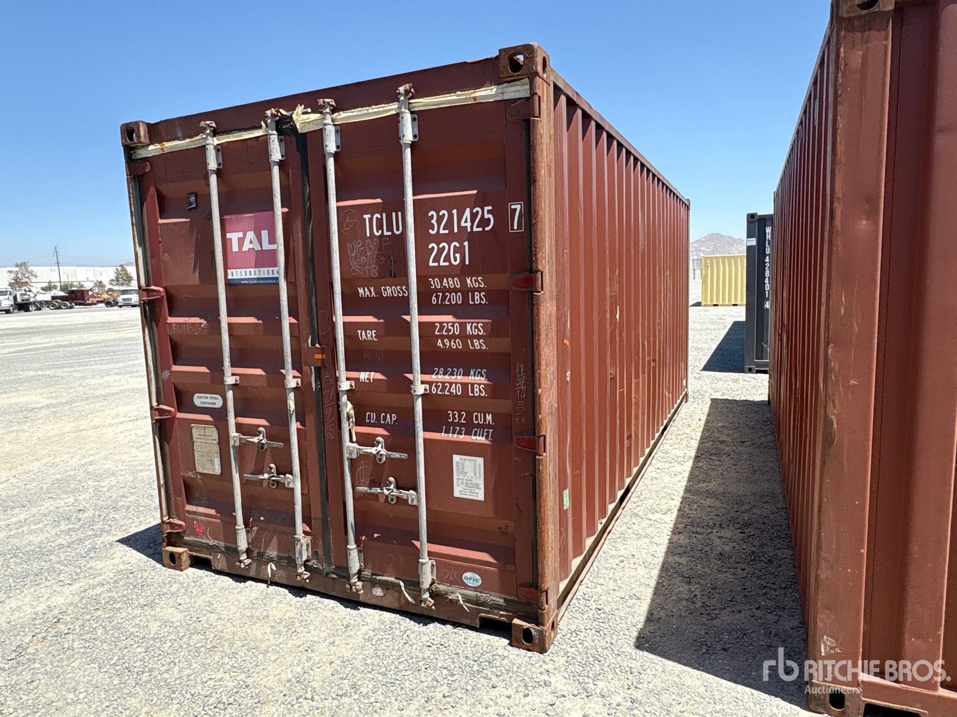 20 ft Standard Storage Container