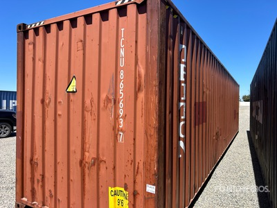 2010 40 ft High Cube Storage Container
