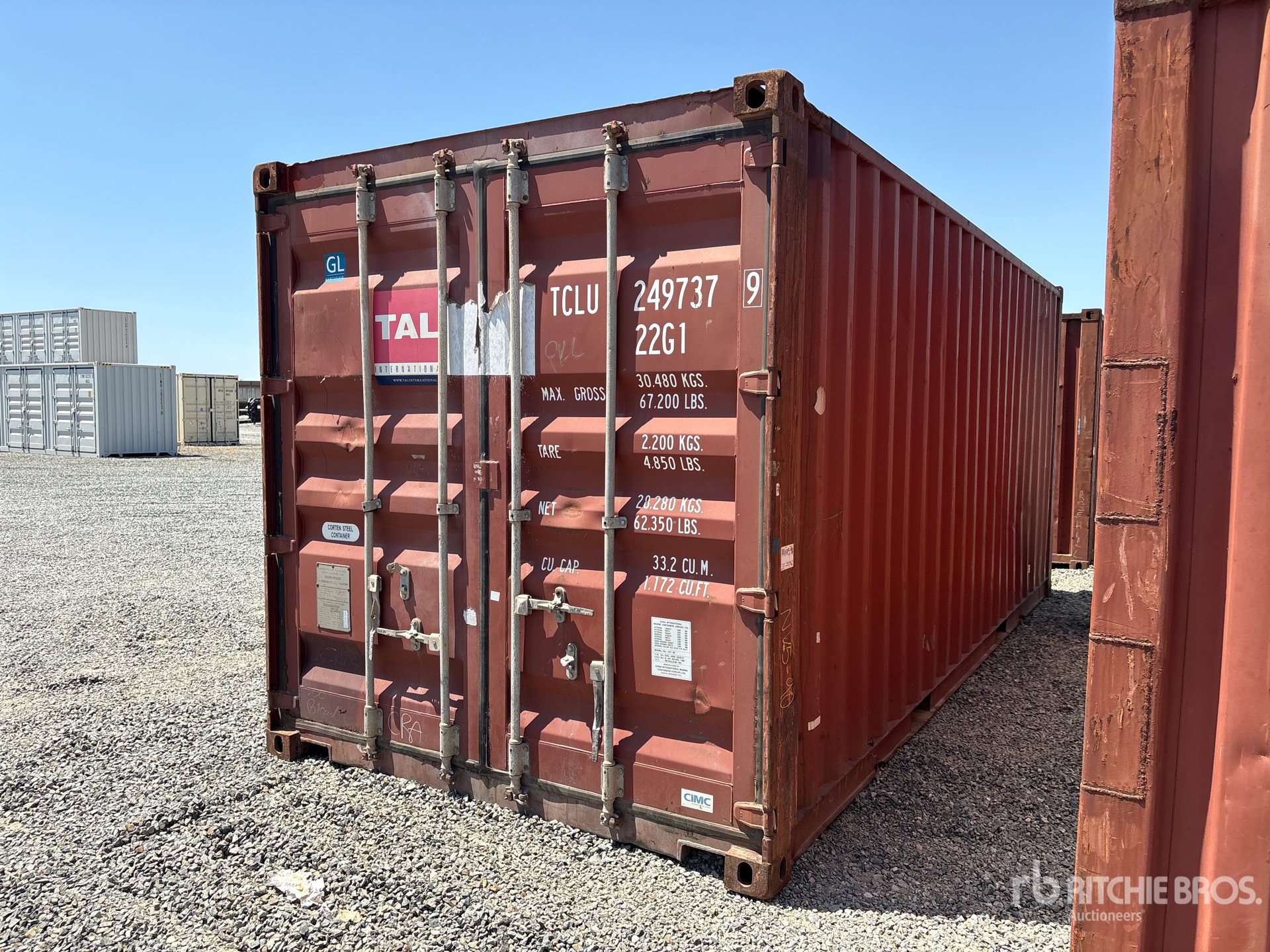 2010 20 ft Standard Storage Container