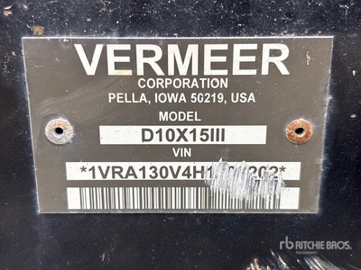 2017 Vermeer 10X15III Directional Drill
