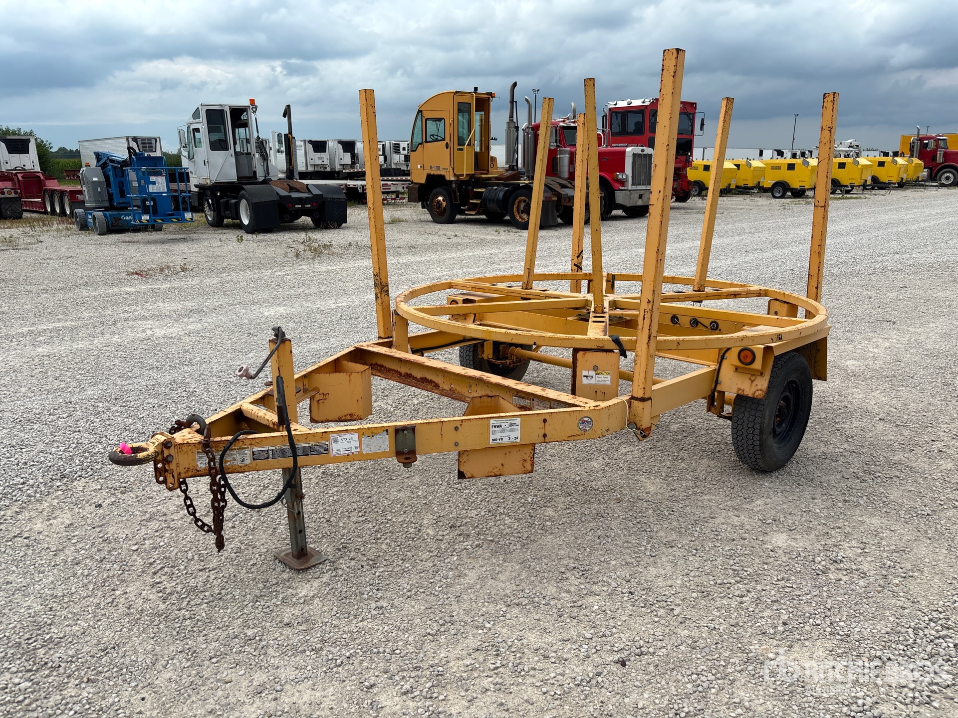 2012 MGS S/A (1) Reel Trailer