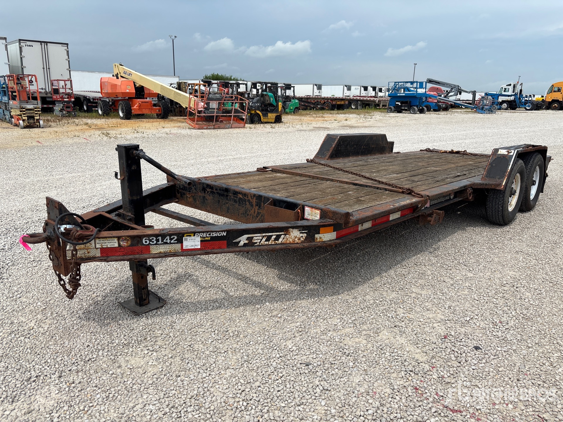 2015 Felling 20 ft T/A Tilt Deck Trailer